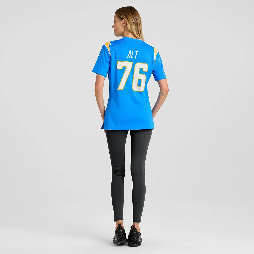 Zennovawear Women's Los Angeles Chargers Joe Alt Powder Blue Game Jersey
