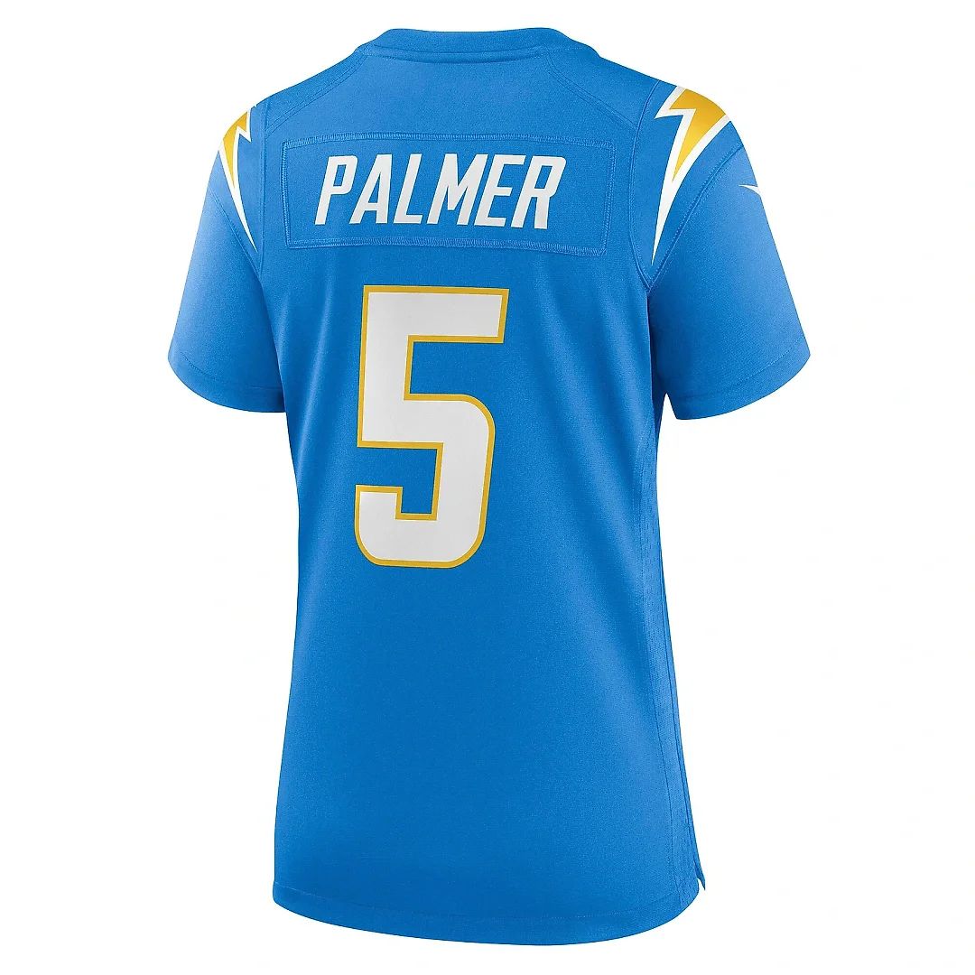 Zennovawear Women's Los Angeles Chargers Joshua Palmer Powder Blue Game Player Jersey