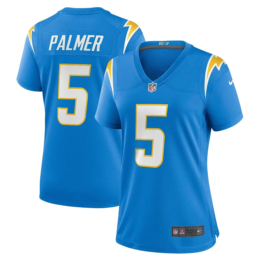 Zennovawear Women's Los Angeles Chargers Joshua Palmer Powder Blue Game Player Jersey