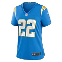 Zennovawear Women's Los Angeles Chargers JT Woods Powder Blue Game Player Jersey