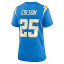 Zennovawear Women's Los Angeles Chargers Junior Colson Powder Blue Game Jersey
