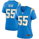 Zennovawear Women's Los Angeles Chargers Junior Seau Powder Blue Game Retired Player Jersey