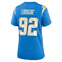 Zennovawear Women's Los Angeles Chargers Justin Eboigbe Powder Blue Game Jersey