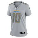 Zennovawear Women's Los Angeles Chargers Justin Herbert Gray Atmosphere Fashion Game Jersey