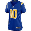 Zennovawear Women's Los Angeles Chargers Justin Herbert Royal Game Jersey
