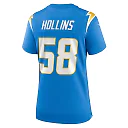 Zennovawear Women's Los Angeles Chargers Justin Hollins Powder Blue Game Jersey