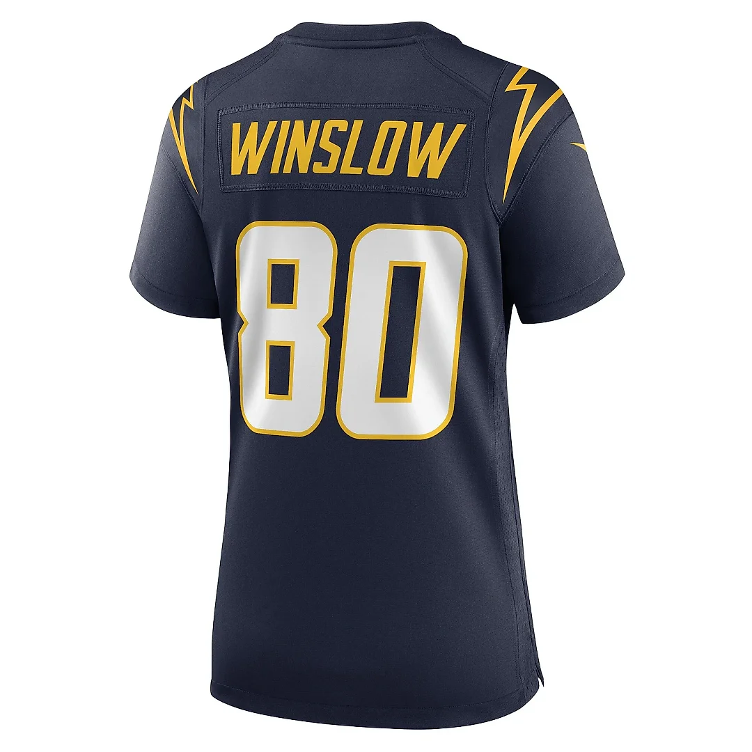 Zennovawear Women's Los Angeles Chargers Kellen Winslow Navy Retired Player Jersey