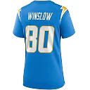 Zennovawear Women's Los Angeles Chargers Kellen Winslow Powder Blue Game Retired Player Jersey