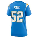Zennovawear Women's Los Angeles Chargers Khalil Mack Powder Blue Player Jersey