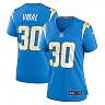 Zennovawear Women's Los Angeles Chargers Kimani Vidal Powder Blue Game Jersey