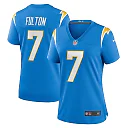 Zennovawear Women's Los Angeles Chargers Kristian Fulton Powder Blue Game Jersey