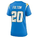 Zennovawear Women's Los Angeles Chargers Kristian Fulton Powder Blue Team Game Jersey