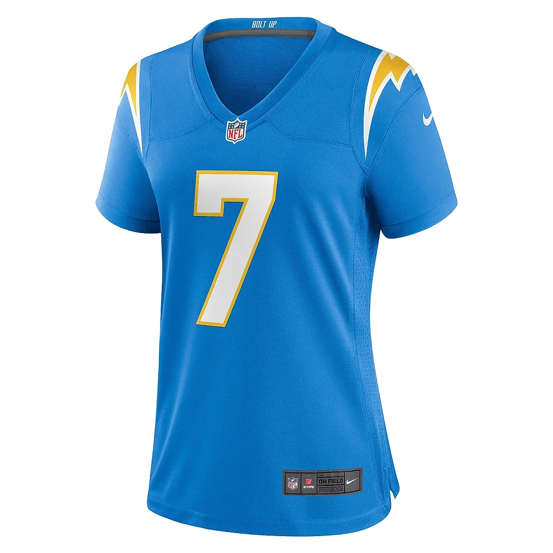 Zennovawear Women's Los Angeles Chargers Kristian Fulton Powder Blue Game Jersey