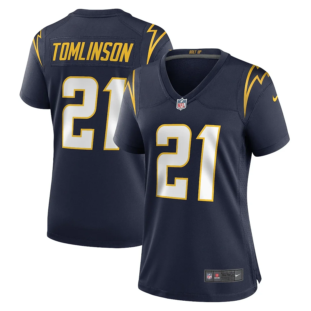Zennovawear Women's Los Angeles Chargers LaDainian Tomlinson Navy Retired Player Jersey