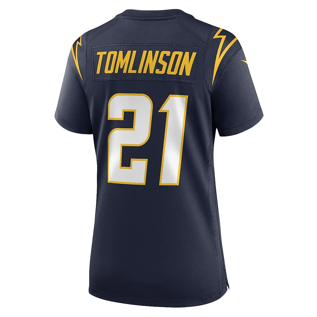 Zennovawear Women's Los Angeles Chargers LaDainian Tomlinson Navy Retired Player Jersey