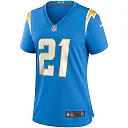 Zennovawear Women's Los Angeles Chargers LaDainian Tomlinson Powder Blue Game Retired Player Jersey