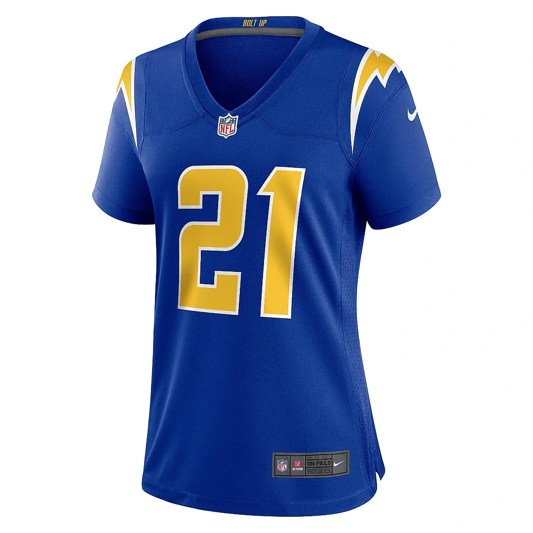 Zennovawear Women's Los Angeles Chargers LaDainian Tomlinson Royal Retired Game Jersey