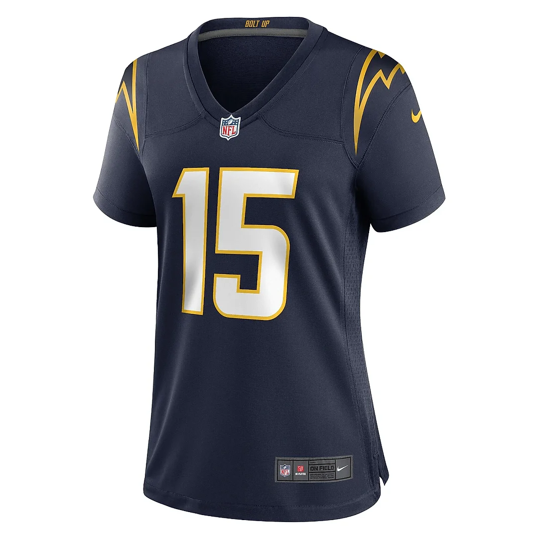Zennovawear Women's Los Angeles Chargers Ladd McConkey Navy Alternate Game Jersey