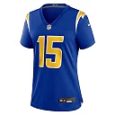 Zennovawear Women's Los Angeles Chargers Ladd McConkey Royal Alternate Game Jersey