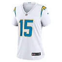 Zennovawear Women's Los Angeles Chargers Ladd McConkey White Game Jersey
