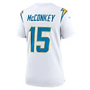 Zennovawear Women's Los Angeles Chargers Ladd McConkey White Game Jersey