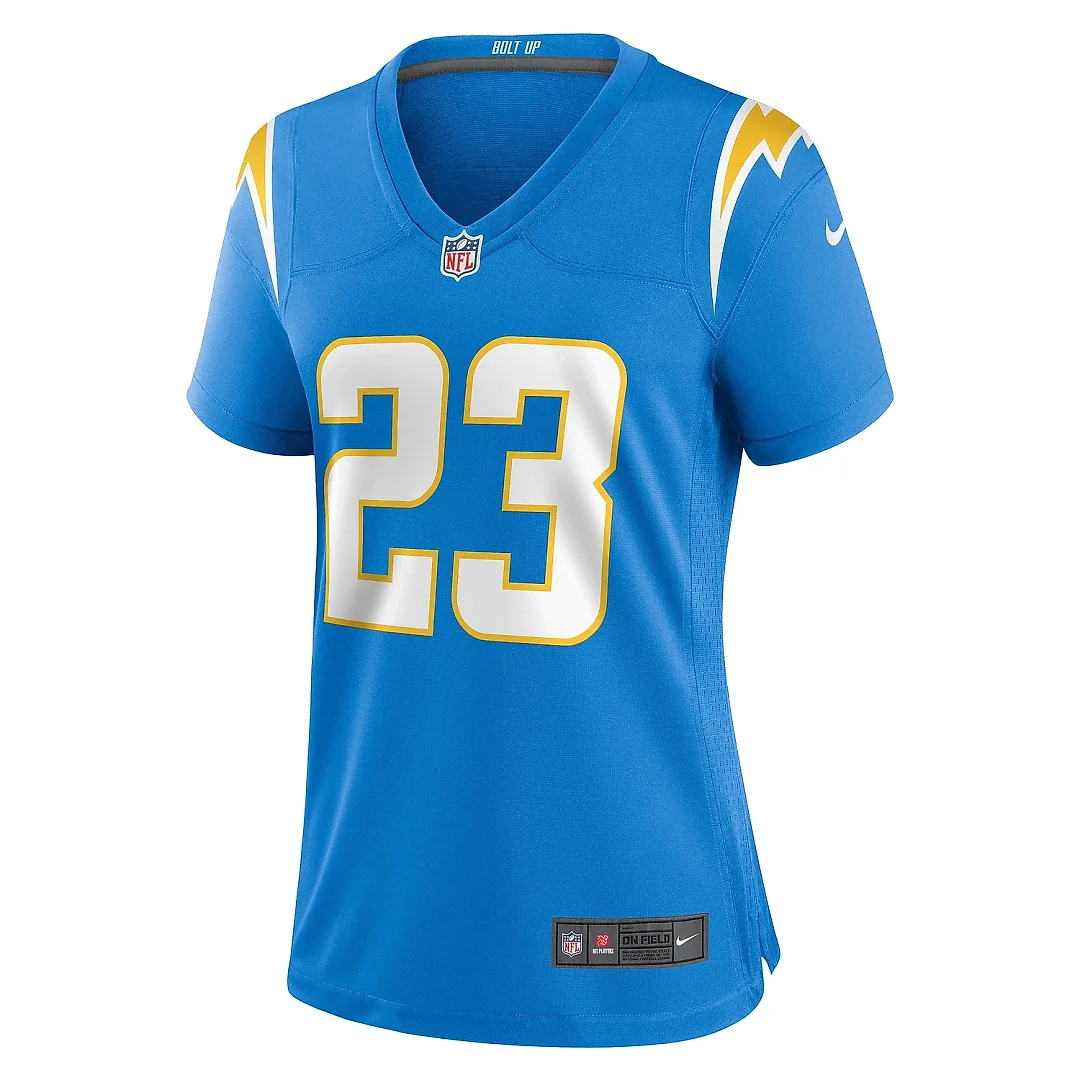 Zennovawear Women's Los Angeles Chargers Matt Hankins Powder Blue Team Game Jersey