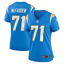 Zennovawear Women's Los Angeles Chargers McFadden Powder Blue Team Game Jersey