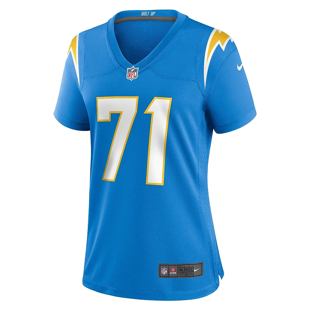 Zennovawear Women's Los Angeles Chargers McFadden Powder Blue Team Game Jersey