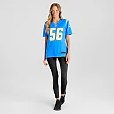 Zennovawear Women's Los Angeles Chargers Morgan Fox Powder Blue Player Game Jersey