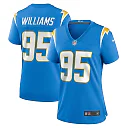 Zennovawear Women's Los Angeles Chargers Nicholas Williams Powder Blue Team Game Jersey