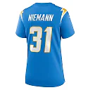 Zennovawear Women's Los Angeles Chargers Nick Niemann Powder Blue Game Player Jersey