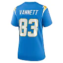 Zennovawear Women's Los Angeles Chargers Nick Vannett Powder Blue Team Game Jersey