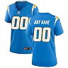 Zennovawear Women's Los Angeles Chargers Powder Blue Custom Game Jersey