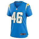 Zennovawear Women's Los Angeles Chargers Praise Olatoke Powder Blue Team Game Jersey