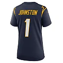 Zennovawear Women's Los Angeles Chargers Quentin Johnston Navy Alternate Game Jersey