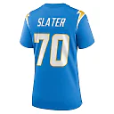 Zennovawear Women's Los Angeles Chargers Rashawn Slater Powder Blue Game Jersey