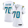 Zennovawear Women's Los Angeles Chargers Rashawn Slater White Game Jersey