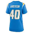 Zennovawear Women's Los Angeles Chargers Stephen Anderson Powder Blue Game Jersey