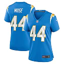 Zennovawear Women's Los Angeles Chargers Tanner Muse Powder Blue Team Game Jersey