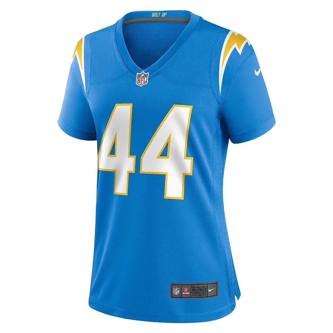 Zennovawear Women's Los Angeles Chargers Tanner Muse Powder Blue Team Game Jersey