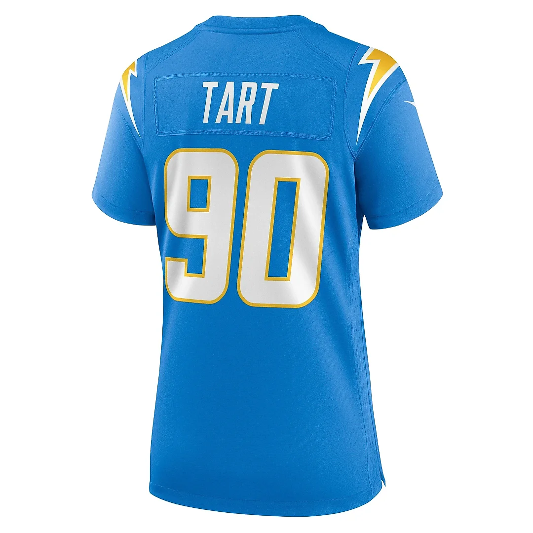Zennovawear Women's Los Angeles Chargers Teair Tart Powder Blue Game Jersey