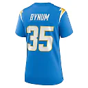 Zennovawear Women's Los Angeles Chargers Terrell Bynum Powder Blue Team Game Jersey