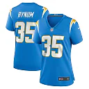 Zennovawear Women's Los Angeles Chargers Terrell Bynum Powder Blue Team Game Jersey