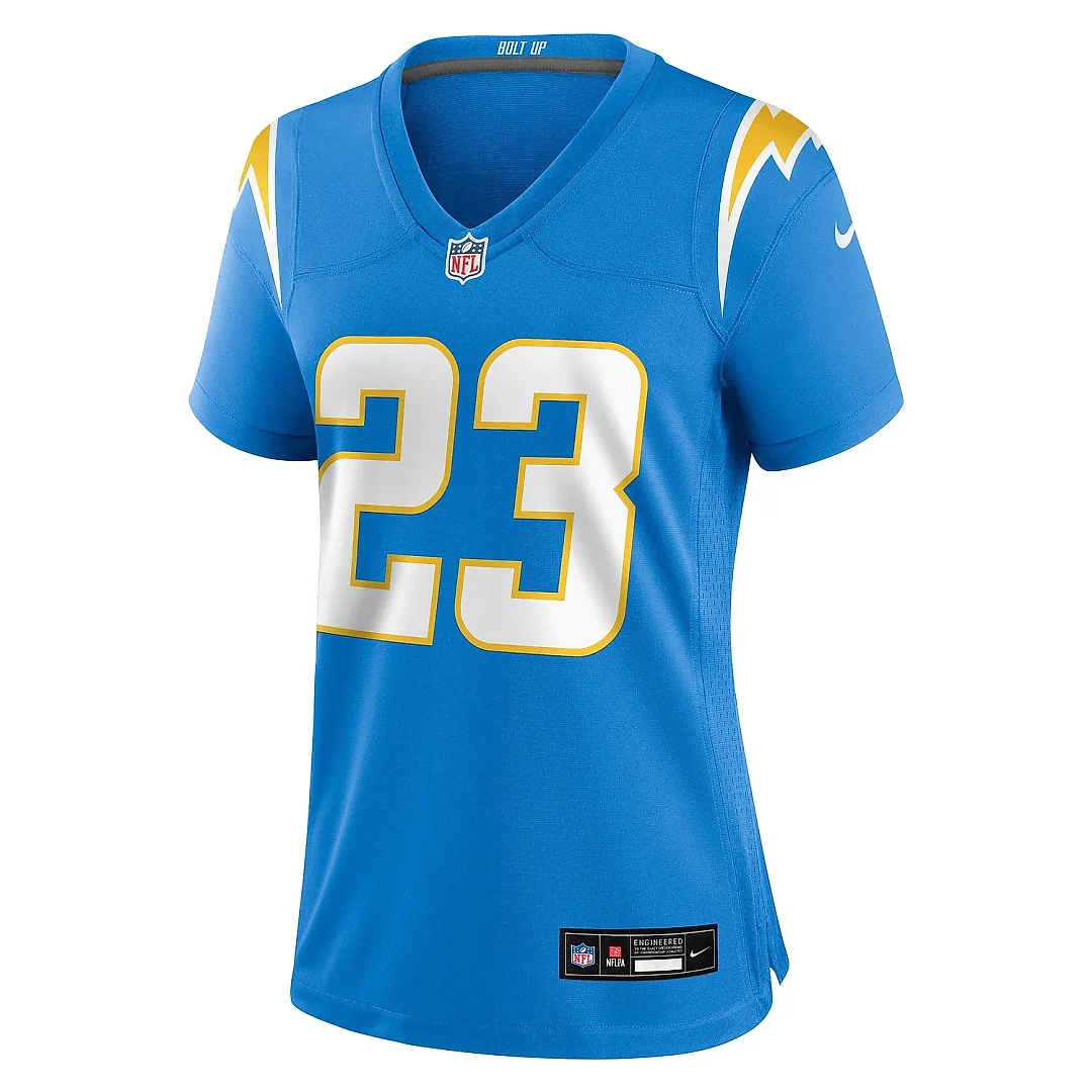Zennovawear Women's Los Angeles Chargers Tony Jefferson Powder Blue Team Game Jersey