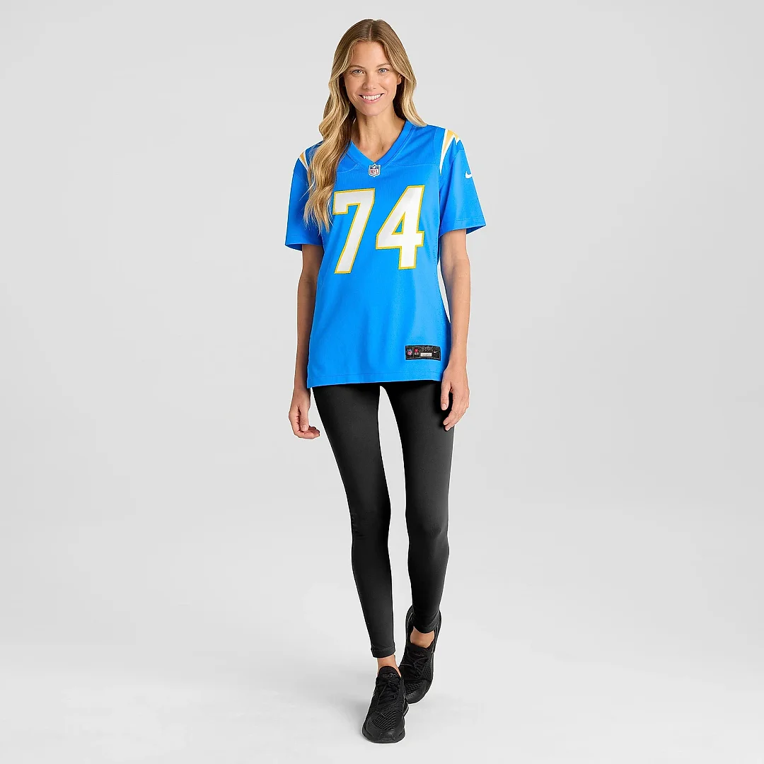 Zennovawear Women's Los Angeles Chargers Tyler McLellan Powder Blue Game Jersey