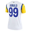 Zennovawear Women's Los Angeles Rams Aaron Donald White Alternate Legend Player Performance Top