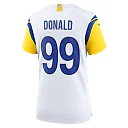 Zennovawear Women's Los Angeles Rams Aaron Donald White Alternate Game Jersey