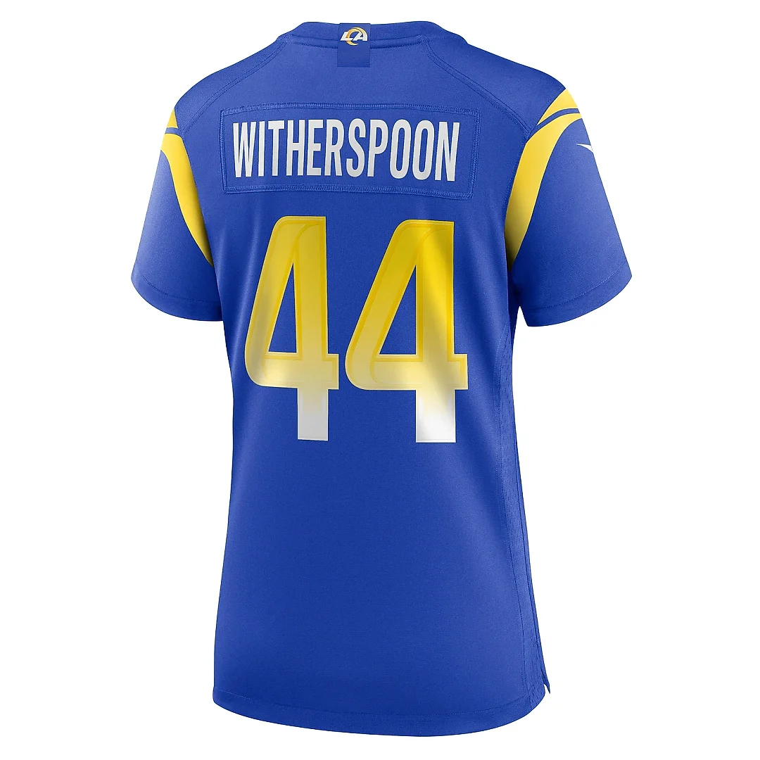 Zennovawear Women's Los Angeles Rams Ahkello Witherspoon Royal Game Jersey