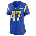 Zennovawear Women's Los Angeles Rams Alex Ward Royal Home Game Jersey