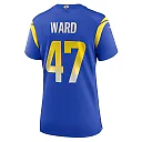 Zennovawear Women's Los Angeles Rams Alex Ward Royal Home Game Jersey